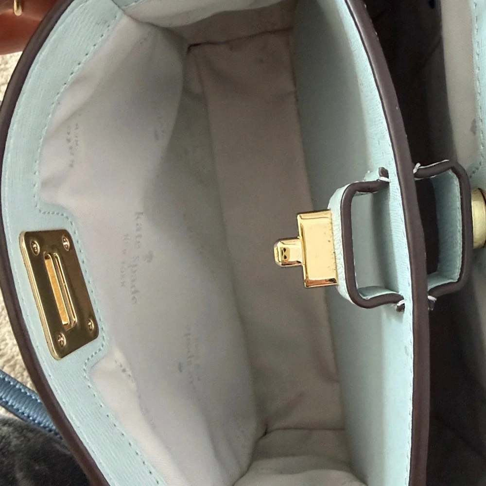 Kate Spade floral appliqué crossbody satchel - Picture 5 of 9